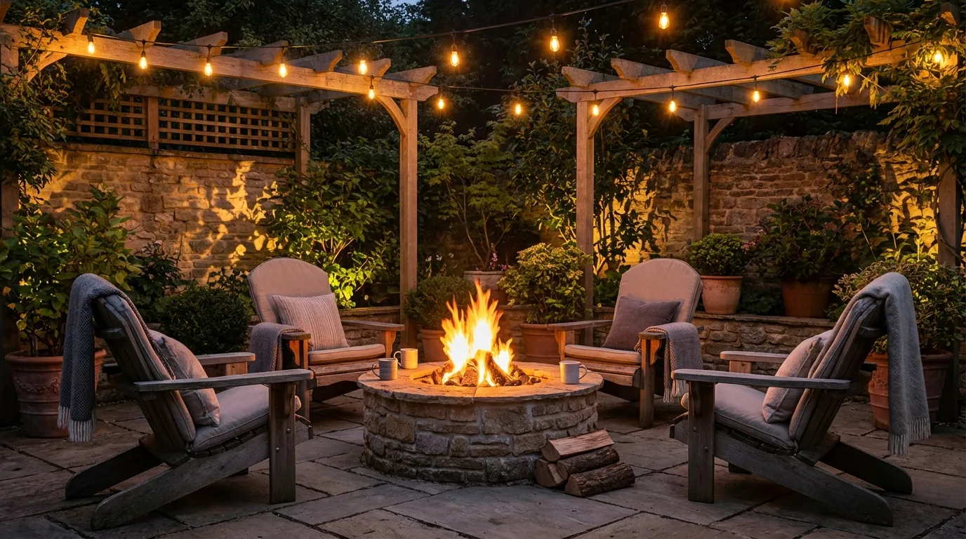 Small Nook With Potted Greenery